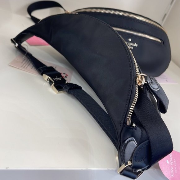 Kate Spade Chelsea Nylon Belt Bag Fanny Pack Black - Picture 6 of 16